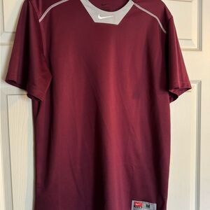 Nike Men's Burgundy Performance Jersey